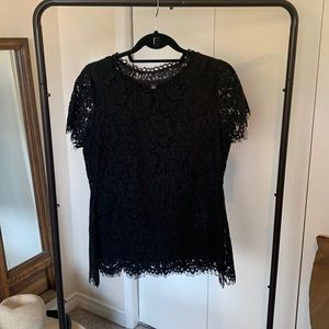NWOT IMNYC lace top in black
